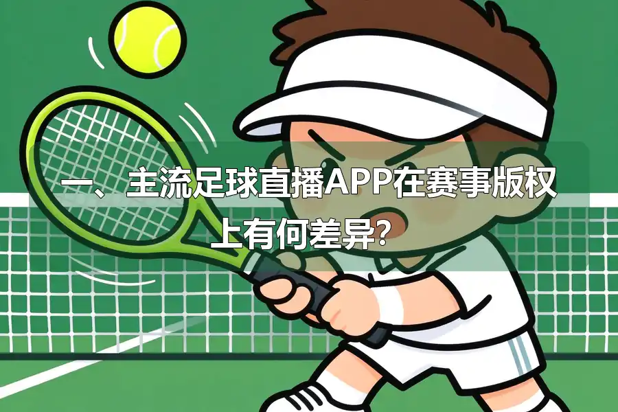 一、主流足球直播APP在赛事版权上有何差异？